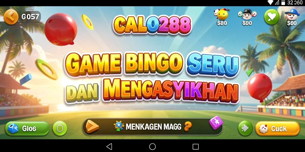 Screenshot gameplay seru dari CALO288 saat bermain Bingo.