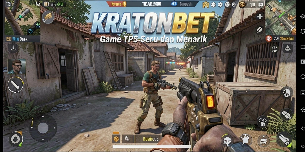 Tangkapan layar KRATONBET yang menunjukkan aksi gameplay TPS yang mendebarkan.