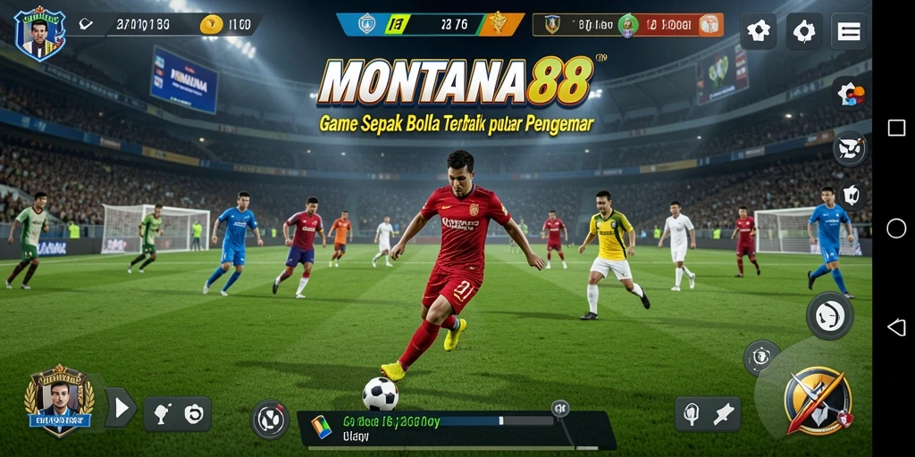 Gameplay MONTANA88 yang action-packed dalam dunia sepak bola.