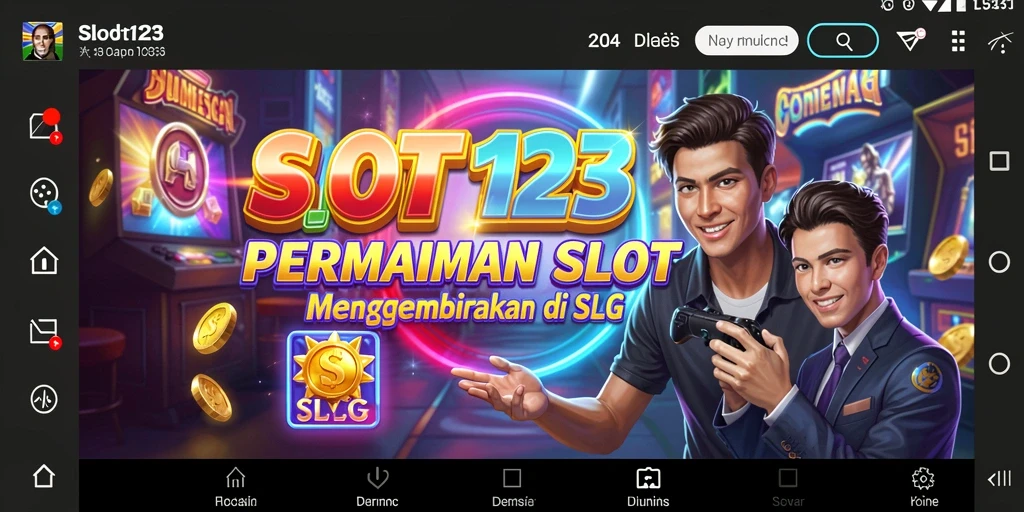 Screenshot menunjukkan gameplay SLOT123 yang menarik dan seru.